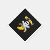 Boonana Niedlich Ghost Banana Halloween Serviette (Ecke)