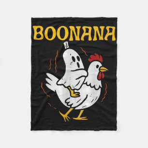 Boonana Reitendes Huhn Halloween Geist Gruselige N Fleecedecke
