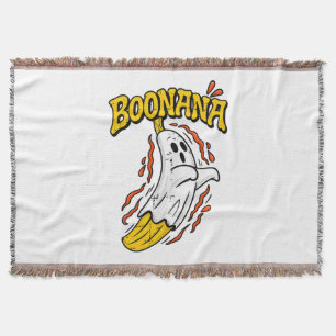 Boonana Süßer Geist Banane Halloween Decke