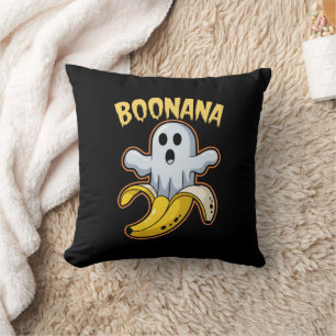 Boonana Süßer Geist Banane Halloween Kissen