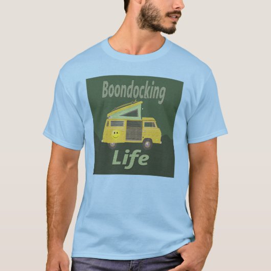 Boondocking-Design T-Shirt (Vorderseite)