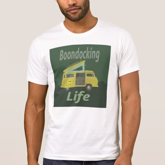 Boondocking-Design T-Shirt (Vorderseite)