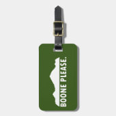 Boone Bitte Gepäckanhänger (Vorderseite vertikal)