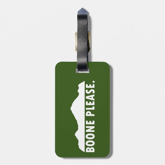 Boone Bitte Gepäckanhänger (Rückseite vertikal)