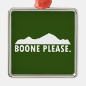 Boone Bitte Ornament Aus Metall (Vorne)