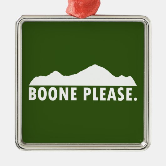 Boone Bitte Ornament Aus Metall (Vorne)