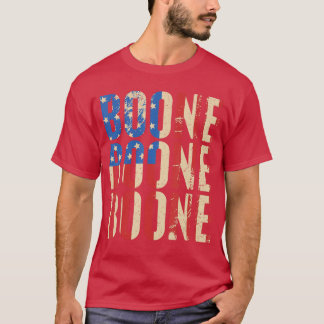 Boone Familienname Ich liebe Boone Personalisiert T-Shirt