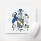 Boone Familienwappen Mousepad (Mit Mouse)