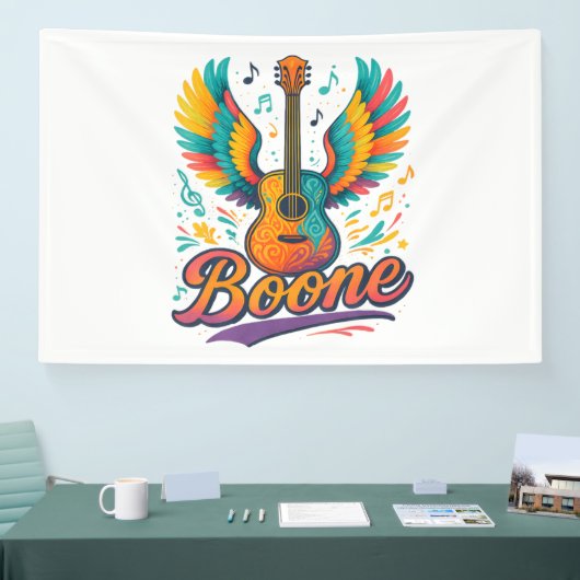 Boone Gitarre Banner (Messe)