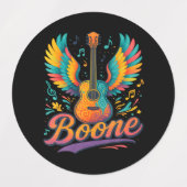 Boone Gitarre Etiketten (Design 2)
