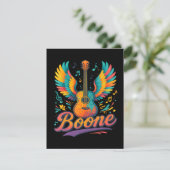 Boone Gitarre Feiertagskarte (Stehend Vorderseite)