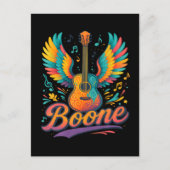 Boone Gitarre Feiertagspostkarte (Vorderseite)