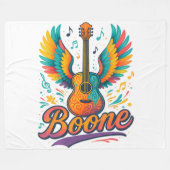 Boone Gitarre Fleecedecke (Vorderseite (Horizontal))