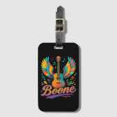 Boone Gitarre Gepäckanhänger (Vorderseite Vertikal)