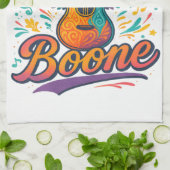 Boone Gitarre Geschirrtuch (Gefaltet)