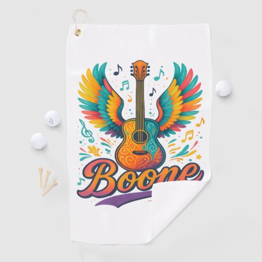 Boone Gitarre Golfhandtuch (Insitu)