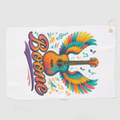 Boone Gitarre Golfhandtuch (Horizontal)