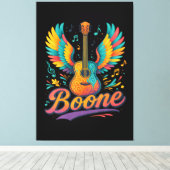 Boone Gitarre Leinwanddruck (Insitu (Holzboden))
