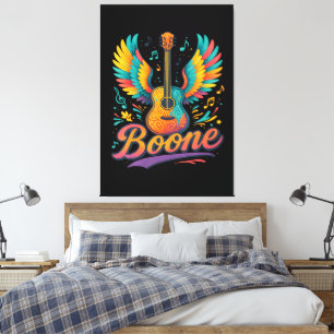Boone Gitarre Leinwanddruck