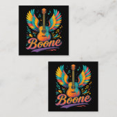Boone Gitarre Mitteilungskarte (Vorne/Hinten)