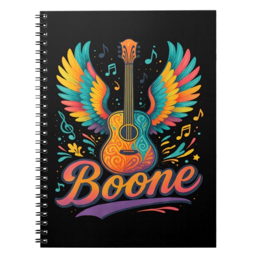 Boone Gitarre Notizblock (Vorderseite)