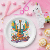 Boone Gitarre Pappteller (Party)