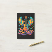 Boone Gitarre Post-it Klebezettel (Auf Schreibtisch)