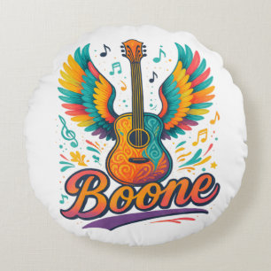 Boone Gitarre Rundes Kissen