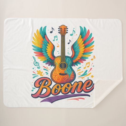 Boone Gitarre Sherpadecke (Vorderseite (Horizontal))