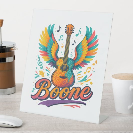 Boone Gitarre Sockelschild (In Situ)