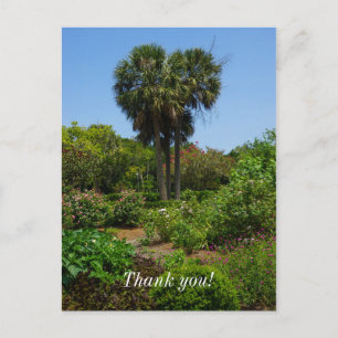 Boone Hall Garden Postkarte