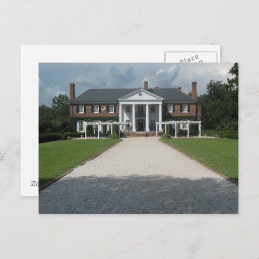 Boone Hall Plantation, Charleston SC Postcard Postkarte (Vorne/Hinten)