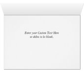 Boone Hall Stables Grußkarte (Innenansicht Horizontal (Unten))