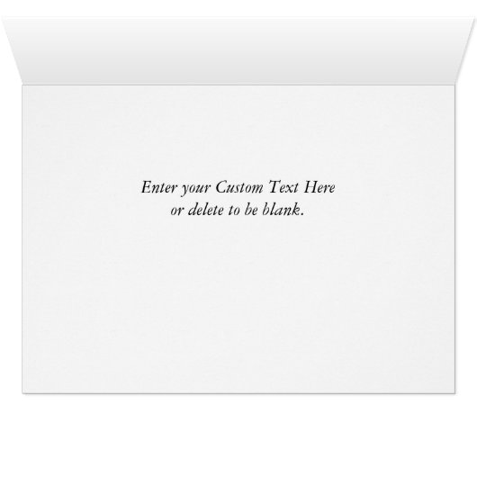 Boone Hall Stables Grußkarte (Innenansicht Horizontal (Unten))