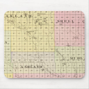 Boone Landkreis, Nebraska Mousepad