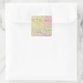 Boone Landkreis, Nebraska Quadratischer Aufkleber (Tasche)