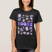 Boone Moonbeam Ice Cream Movie Night Design T-Shirt (Vorderseite)