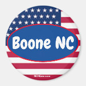 Boone NC Patriotic Places Magnet (Vorne)