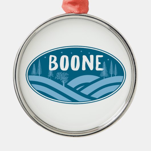 Boone North Carolina Außenbereich Ornament Aus Metall (Vorne)