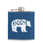 Boone North Carolina Bear Flachmann (Vorderseite)