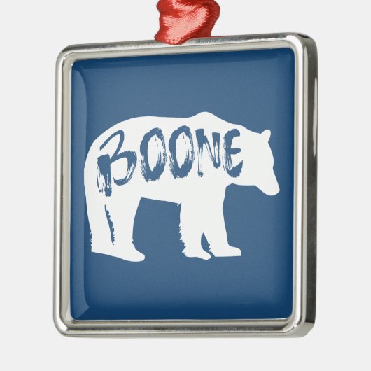 Boone North Carolina Bear Ornament Aus Metall (Links)