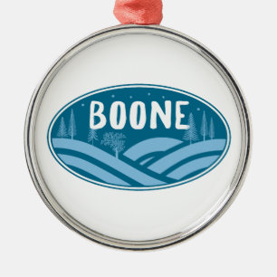 Boone North Carolina im Freien Ornament Aus Metall