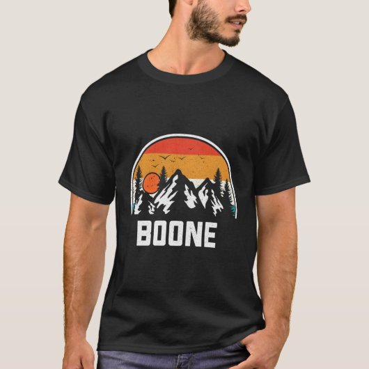 Boone North Carolina Nc Berge Wandern T-Shirt (Vorderseite)