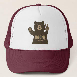 Boone North Carolina Peace Bear Truckerkappe