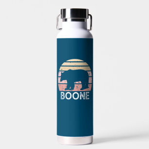 Boone North Carolina Retro Bear Trinkflasche