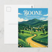 Boone USA Postkarte (Vorne/Hinten)