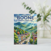 Boone USA Postkarte (Stehend Vorderseite)