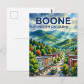 Boone USA Postkarte (Vorne/Hinten)