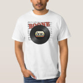 Boone Vinyl Record Player Music Lover T-Shirt (Vorderseite)