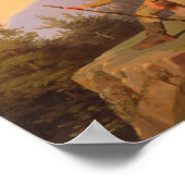 Boones erste Sicht auf Kentucky Poster (Ecke)